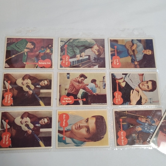Lot of 16 Elvis Presley 1956 Bubbles Inc. Trading Cards Ungraded EUC - Picture 12 of 13